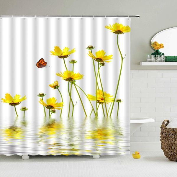 shower curtains modern flower pattern bathroom with hooks waterproof bath curtain polyester cloth 3d print decor screen
shower curtains modern flower pattern bathroom with hooks waterproof bath curtain polyester cloth 3d print decor screen