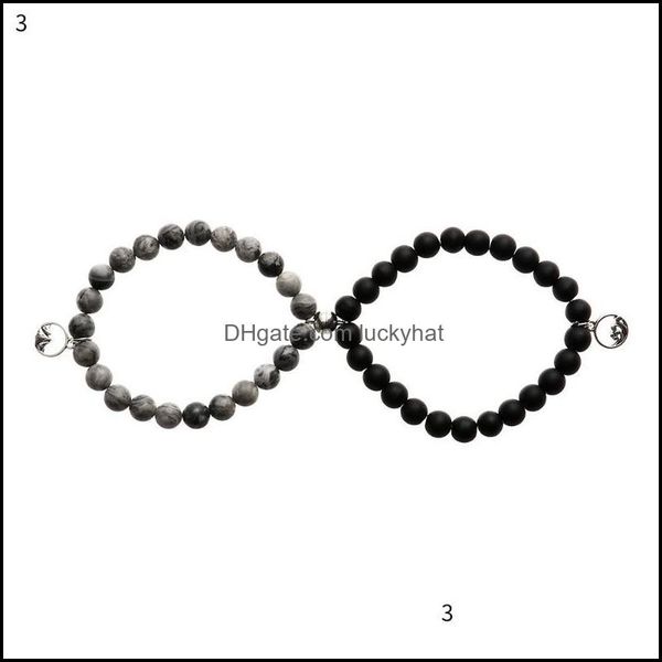 link jewelrylink chain 2pcs/set couple bracelet mountain sea forever love natural stone magnet clasp bracelets for lover friend adjustable, Black
link jewelrylink chain 2pcs/set couple bracelet mountain sea forever love natural stone magnet clasp bracelets for lover friend adjustable, Black