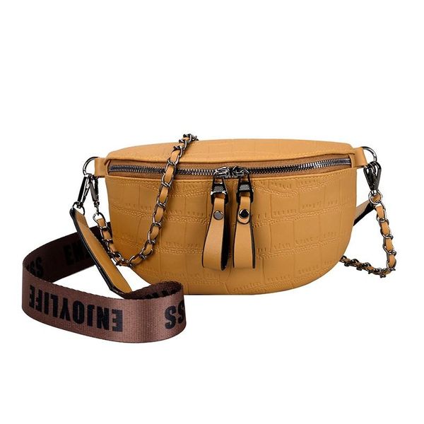 women waist bag fanny pack fashion leather crossbody chest wide shoulder strap belt female chain hip purse bags
women waist bag fanny pack fashion leather crossbody chest wide shoulder strap belt female chain hip purse bags