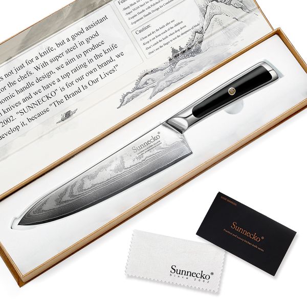 sunnecko professiona 8 damascus stee chef knife japanese vg10 core bade razor sharp kitchen knives g10 hande meat sicer
sunnecko professiona 8 damascus stee chef knife japanese vg10 core bade razor sharp kitchen knives g10 hande meat sicer