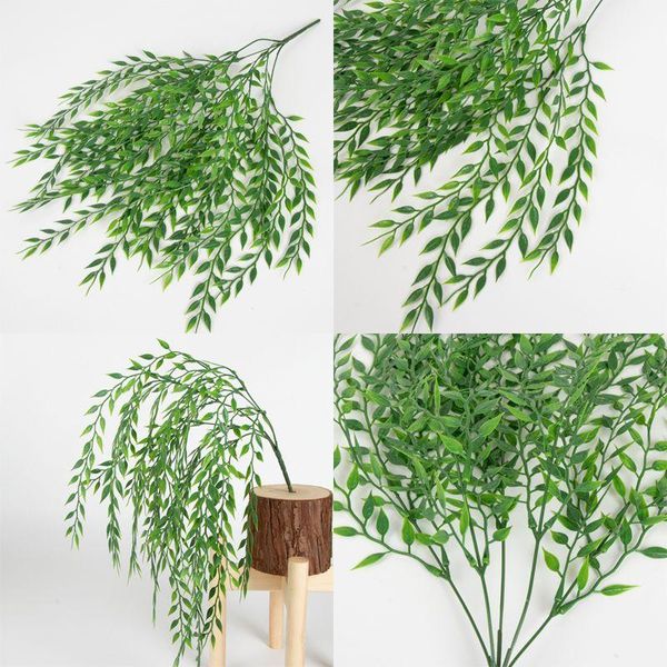 decorative flowers & wreaths artificial weeping willow plastic greenery leaves fake plants hanging vine faux ivy garland home party garden d
decorative flowers & wreaths artificial weeping willow plastic greenery leaves fake plants hanging vine faux ivy garland home party garden d