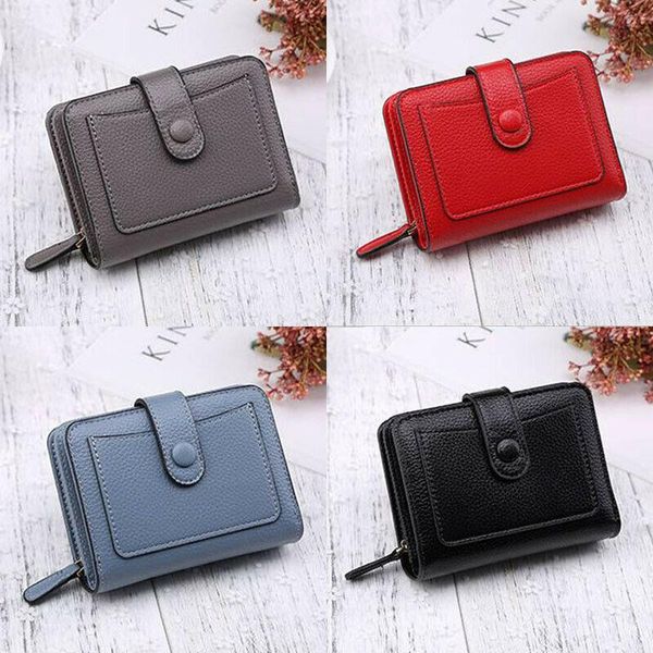 wallets women girl short small wallet lady leather folding coin card holder money purse, Red;black
wallets women girl short small wallet lady leather folding coin card holder money purse, Red;black