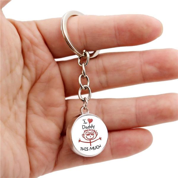 keychains alloy keychain pendant double-sided glass ball unique durable simple long lasting gift for father's day birthday lxh, Silver
keychains alloy keychain pendant double-sided glass ball unique durable simple long lasting gift for father's day birthday lxh, Silver