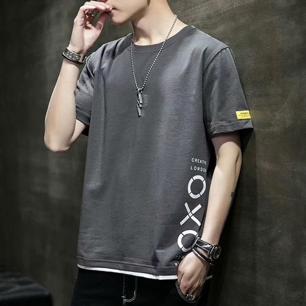 exclusive for cross-border short sleeve t-shirt mens fashion brand trend clothes mens half sleeve summer t-shirt fake two-piece color half s, White;black
exclusive for cross-border short sleeve t-shirt mens fashion brand trend clothes mens half sleeve summer t-shirt fake two-piece color half s, White;black
