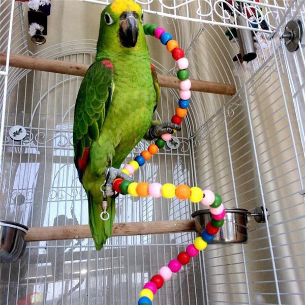 other bird supplies parrot colorful rotating climbing bridge beads ladder bite birdcage standing swing toys pet accessories 100cm
other bird supplies parrot colorful rotating climbing bridge beads ladder bite birdcage standing swing toys pet accessories 100cm