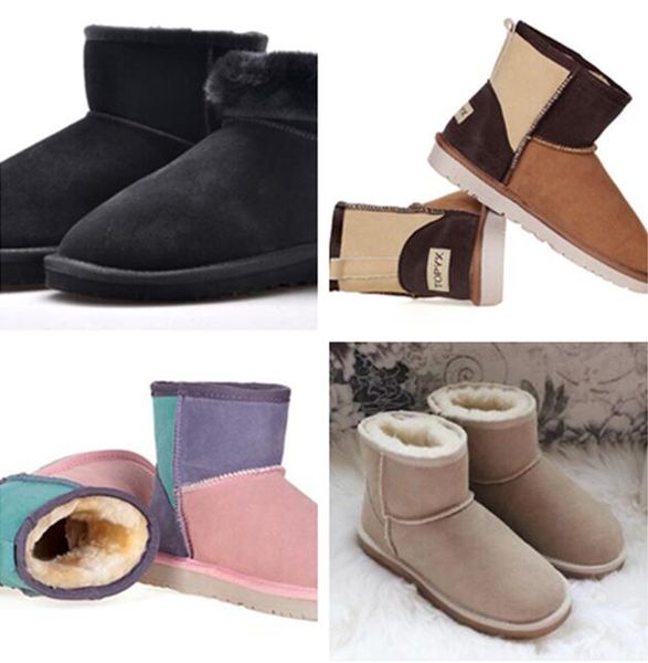 classic women 058541 mini snow boot genuine leather boots fashion women's keep warm snow boots 18 style color transhipment, Black
classic women 058541 mini snow boot genuine leather boots fashion women's keep warm snow boots 18 style color transhipment, Black