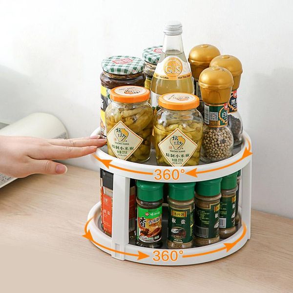 kitchen storage & organization 2 layers rotatable spice rack organizer oil salt seasoning bottles holder shelves accessories
kitchen storage & organization 2 layers rotatable spice rack organizer oil salt seasoning bottles holder shelves accessories