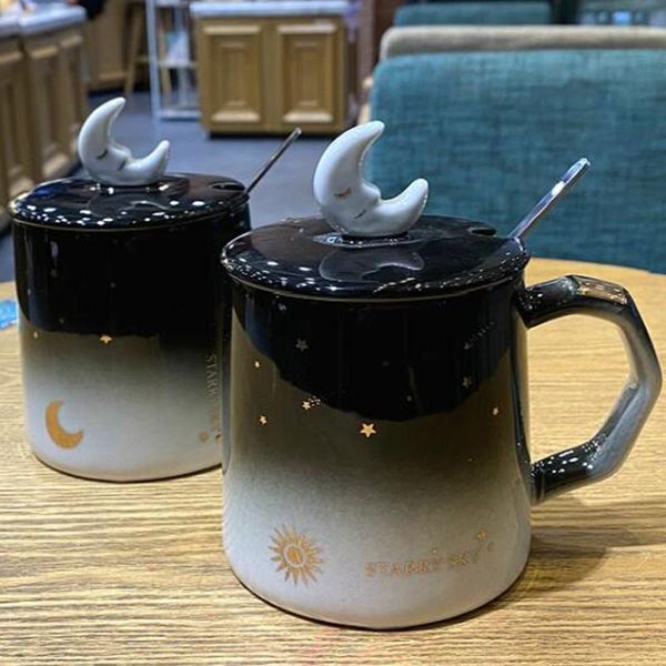 mugs star sky mug creative ceramic water cup couple coffee with lid spoon large capacity office household
mugs star sky mug creative ceramic water cup couple coffee with lid spoon large capacity office household