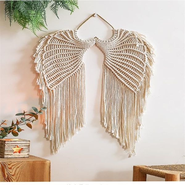 decorative objects & figurines woven tapestry home tassel wing-shaped hanging artware pendant for living room bedroom
decorative objects & figurines woven tapestry home tassel wing-shaped hanging artware pendant for living room bedroom
