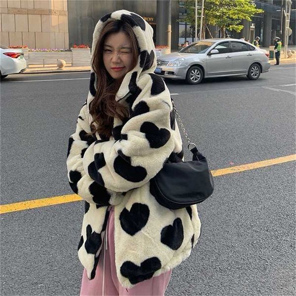 young fur rabbit fur love lamb fur coat women winter loose hooded plush coat 211122, Black
young fur rabbit fur love lamb fur coat women winter loose hooded plush coat 211122, Black