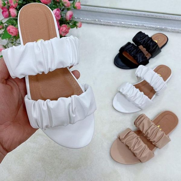 summer ins fashion women candy color fold flat slippers purple yellow low heels beach slides mules shoes plus size 41 42, Black
summer ins fashion women candy color fold flat slippers purple yellow low heels beach slides mules shoes plus size 41 42, Black
