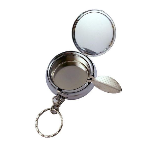 keychains portable pocket cigarette ashtray stainless steel key chain outdoor holder r9je, Silver
keychains portable pocket cigarette ashtray stainless steel key chain outdoor holder r9je, Silver