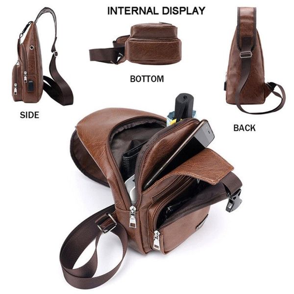 wallets fashion men's leather sling pack chest shoulder crossbody bag biker satchel men briefcases s, Red;black
wallets fashion men's leather sling pack chest shoulder crossbody bag biker satchel men briefcases s, Red;black