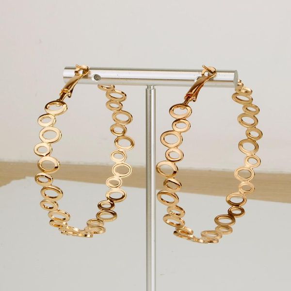 hoop & huggie gold color round big earring for women creativity ladies party alloy fashion hoops trendy boho korean earrings, Golden;silver
hoop & huggie gold color round big earring for women creativity ladies party alloy fashion hoops trendy boho korean earrings, Golden;silver