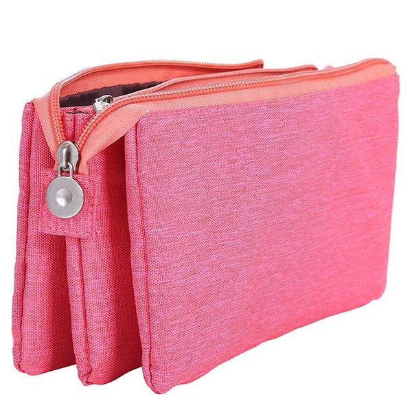 pencil bags super capacity case three compartment holder pouch pen bag cosmetic (rosered)
pencil bags super capacity case three compartment holder pouch pen bag cosmetic (rosered)