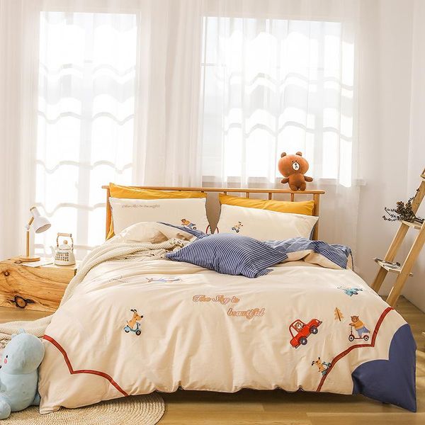 bedding sets home bedroom cotton set child cartoon bed linen bedclothes duvet cover flat sheet pillowcase /full/twin
bedding sets home bedroom cotton set child cartoon bed linen bedclothes duvet cover flat sheet pillowcase /full/twin