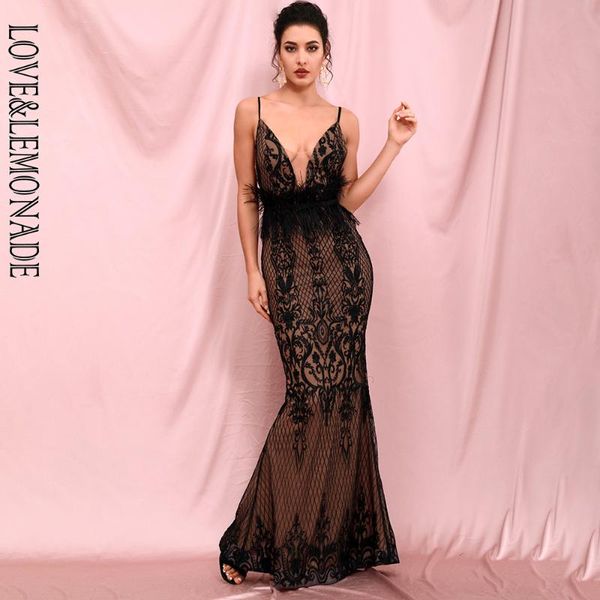 casual dresses love&lemonade green deep v-neck open back flower vine embroidery material party maxi dress (with feather belt) lm82336, Black;gray
casual dresses love&lemonade green deep v-neck open back flower vine embroidery material party maxi dress (with feather belt) lm82336, Black;gray