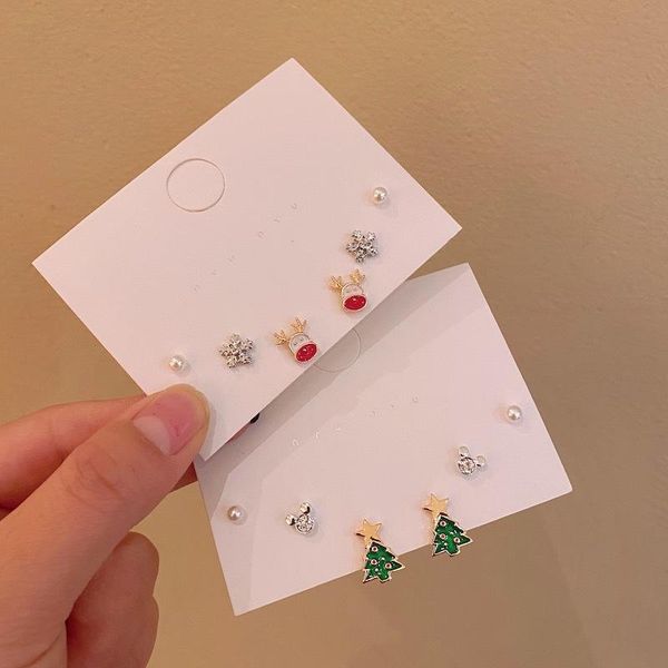 stud small christmas earrings set snowflake elk crown tree pearl earring for women girl festival year jewelry gift, Golden;silver
stud small christmas earrings set snowflake elk crown tree pearl earring for women girl festival year jewelry gift, Golden;silver