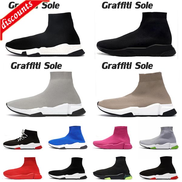 graffiti sole mens women sock casual shoes platform outdoor trainer 1.0 triple black white beige classic slip-on paris jogging
graffiti sole mens women sock casual shoes platform outdoor trainer 1.0 triple black white beige classic slip-on paris jogging