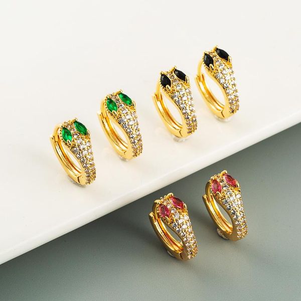 hoop & huggie bling full zircon snake earrings kpop gold plated copper for women girls exquisite jewelry 2021 party gift, Golden;silver
hoop & huggie bling full zircon snake earrings kpop gold plated copper for women girls exquisite jewelry 2021 party gift, Golden;silver