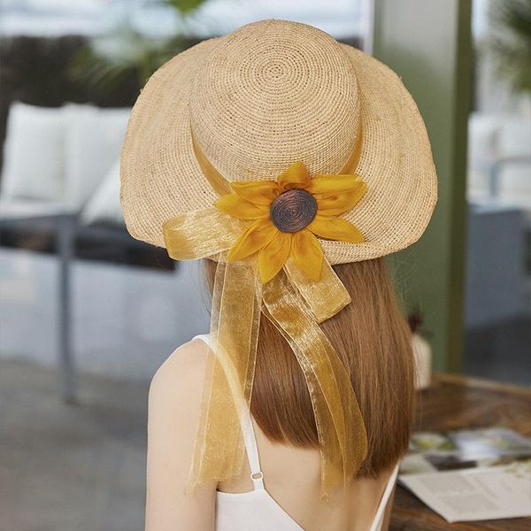 wide brim hats 202106-2508741 summer handmade raffia straw lace big pink flower leisure lady sun cap women hat, Blue;gray
wide brim hats 202106-2508741 summer handmade raffia straw lace big pink flower leisure lady sun cap women hat, Blue;gray