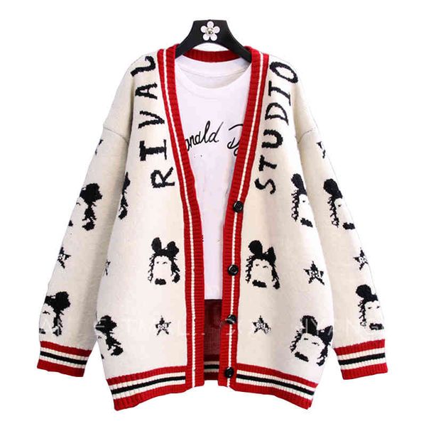 women's sweaters knitted coat v, fancy cardigan with cartoon pattern, crocheted casual coat, spring and autumn, ielr, White;black
women's sweaters knitted coat v, fancy cardigan with cartoon pattern, crocheted casual coat, spring and autumn, ielr, White;black