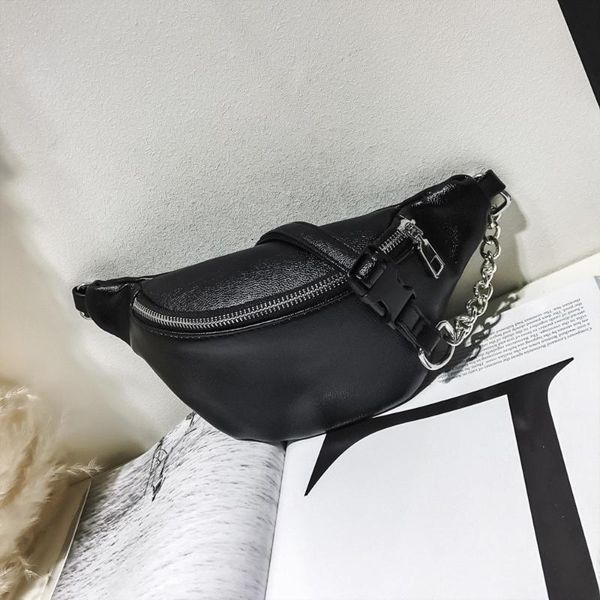 women fashion chain leather messenger bag shoulder chest salidas de playa para mujer 2021 waist bags
women fashion chain leather messenger bag shoulder chest salidas de playa para mujer 2021 waist bags