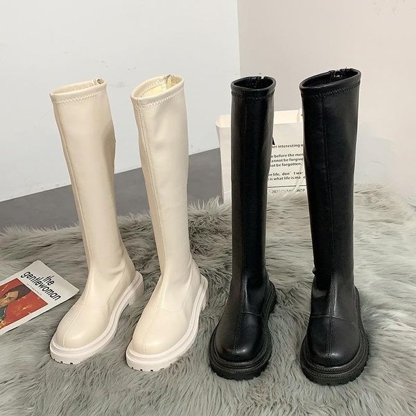 boots high women's thick heel below the knee chivalry 2021 soled shoes middle plush pipe, Black
boots high women's thick heel below the knee chivalry 2021 soled shoes middle plush pipe, Black
