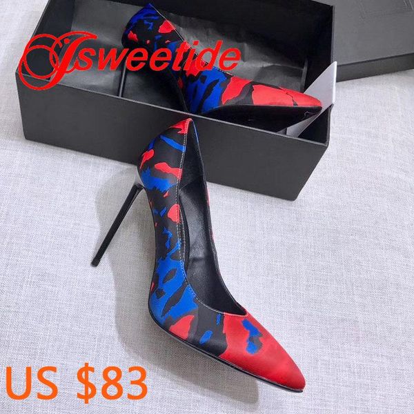 dress shoes spring and autumn thin high heel camouflage satin fabric heels with pointed leather woman, Black
dress shoes spring and autumn thin high heel camouflage satin fabric heels with pointed leather woman, Black