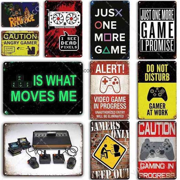 video game poster tin sign vintage wall stickers man cave gamer room decor plaque metal signs decorative platea
video game poster tin sign vintage wall stickers man cave gamer room decor plaque metal signs decorative platea