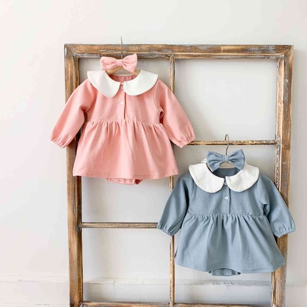 0-3 years infant clothes baby bodysuit spring newborn girls cotton long sleeve jumpsuit solid baby girls dress 210413, White
0-3 years infant clothes baby bodysuit spring newborn girls cotton long sleeve jumpsuit solid baby girls dress 210413, White