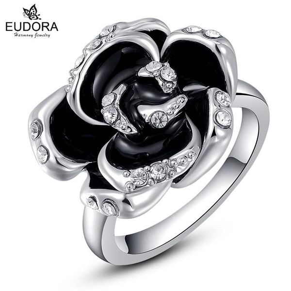 wedding rings elegant enamel black rose gold color ring jewelry accessories austrian crystal trendy bijoux bague, Slivery;golden
wedding rings elegant enamel black rose gold color ring jewelry accessories austrian crystal trendy bijoux bague, Slivery;golden