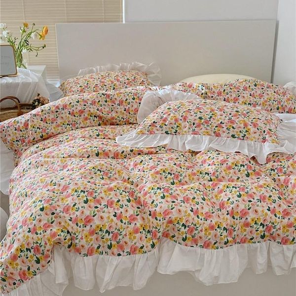 bedding sets girls fresh flowers set ultra soft 100%cotton vintage floral ruffles duvet cover bedsheet pillowcases twin size
bedding sets girls fresh flowers set ultra soft 100%cotton vintage floral ruffles duvet cover bedsheet pillowcases twin size