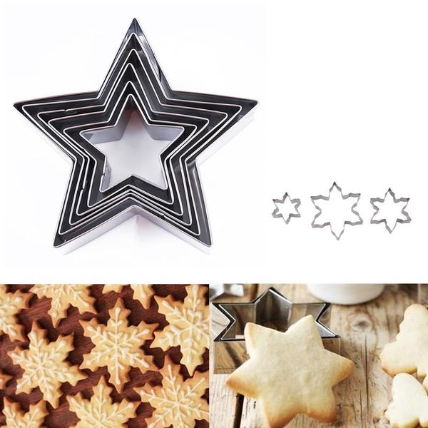 pcs/set 3d cookie mold star stainless steel biscuit cutter tools diy baking pastry modelling moulds
pcs/set 3d cookie mold star stainless steel biscuit cutter tools diy baking pastry modelling moulds