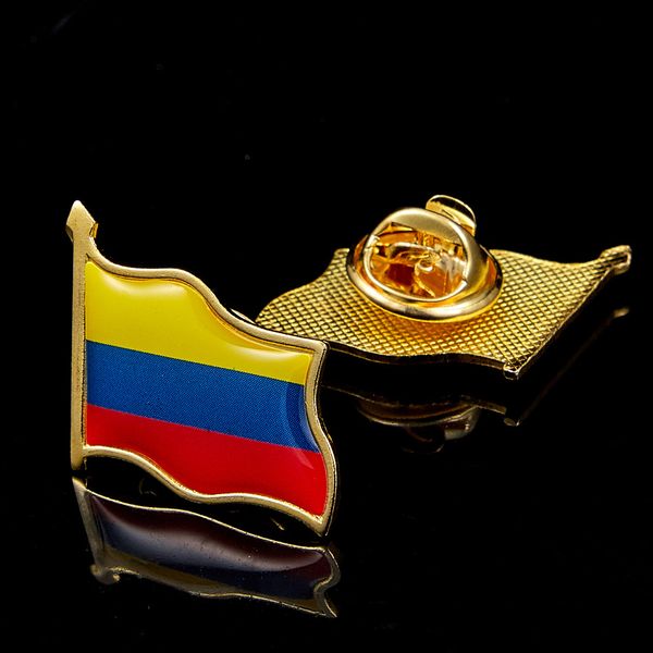 30pcs colombia enamel pin and brooches flag lapel pin craft gold plated waving ornaments brooch badge
30pcs colombia enamel pin and brooches flag lapel pin craft gold plated waving ornaments brooch badge