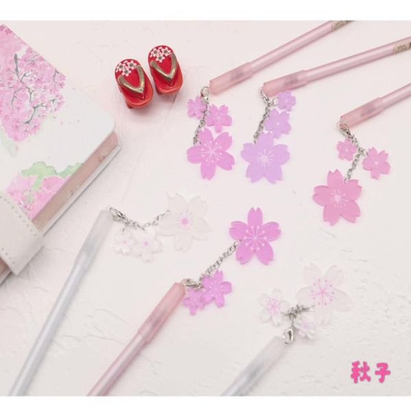 gel pens romantic cherry sakura flower pendant pen ink promotional gift stationery school & office supply
gel pens romantic cherry sakura flower pendant pen ink promotional gift stationery school & office supply