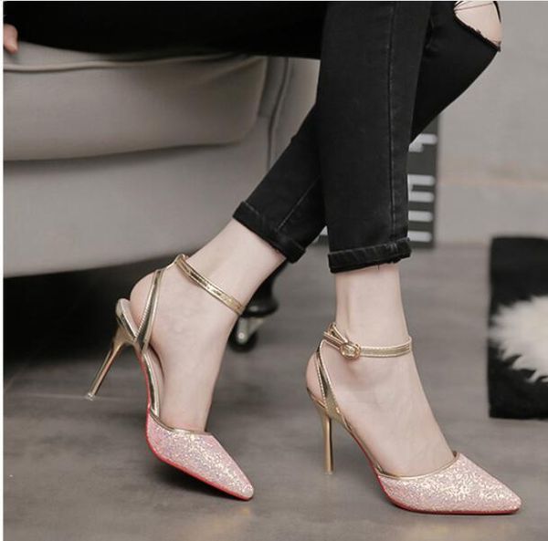 dress shoes 2021 elegant crystal pointed toe wedding shoe women's pumps solid flock fashion buckle shallow high heels for women, Black
dress shoes 2021 elegant crystal pointed toe wedding shoe women's pumps solid flock fashion buckle shallow high heels for women, Black