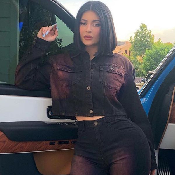 women's jackets european and american casual ladies denim black loose short stretch 872w aruz, Black;brown
women's jackets european and american casual ladies denim black loose short stretch 872w aruz, Black;brown
