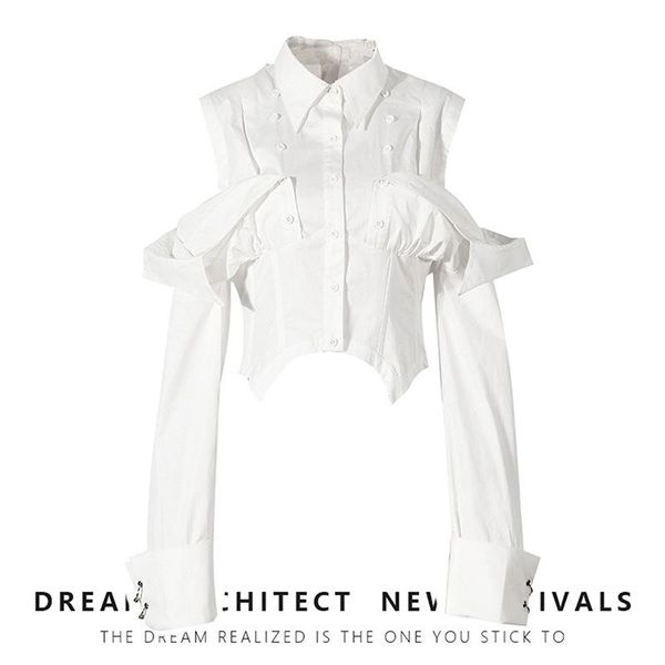 women's blouses & shirts zcsmll 2021 summer tide white blouse button up plaid shirt short hole long sleeve casual ol camisas de mujer
women's blouses & shirts zcsmll 2021 summer tide white blouse button up plaid shirt short hole long sleeve casual ol camisas de mujer