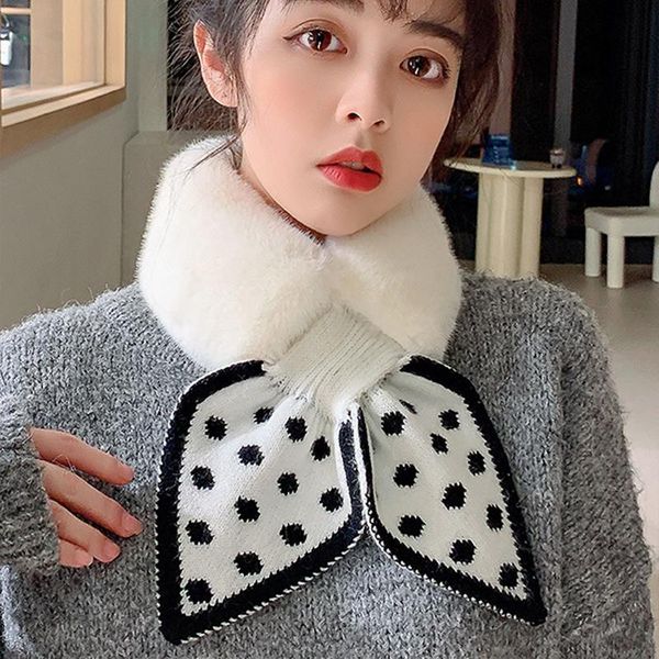 scarves winter warm scarf for women fake rex fur polka pot plush cross bib tide false collar neck guard snood neckerchief, Blue;gray
scarves winter warm scarf for women fake rex fur polka pot plush cross bib tide false collar neck guard snood neckerchief, Blue;gray