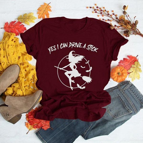 yes i can drive womens t shirts a stick witch bats print halloween women summer loose short sleeve harajuku top, White
yes i can drive womens t shirts a stick witch bats print halloween women summer loose short sleeve harajuku top, White