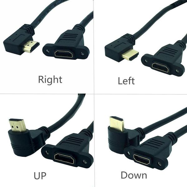 audio cables & connectors 2.0 right angle cable left up down v2.0 male to female panel mount w/ screw 4k*2k 60hz hd extension 15cm
audio cables & connectors 2.0 right angle cable left up down v2.0 male to female panel mount w/ screw 4k*2k 60hz hd extension 15cm