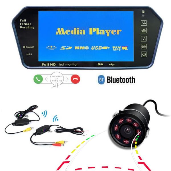 car video wireless dynamic tracking night vision rear view camera + 7 inch color tft lcd bluetooth fm transmitter parking monitor
car video wireless dynamic tracking night vision rear view camera + 7 inch color tft lcd bluetooth fm transmitter parking monitor