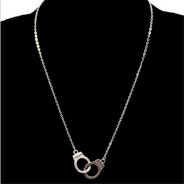 pendant necklaces fashion handcuff necklace street style metal chain clavicle for women hip hop jewelry gift, Silver
pendant necklaces fashion handcuff necklace street style metal chain clavicle for women hip hop jewelry gift, Silver