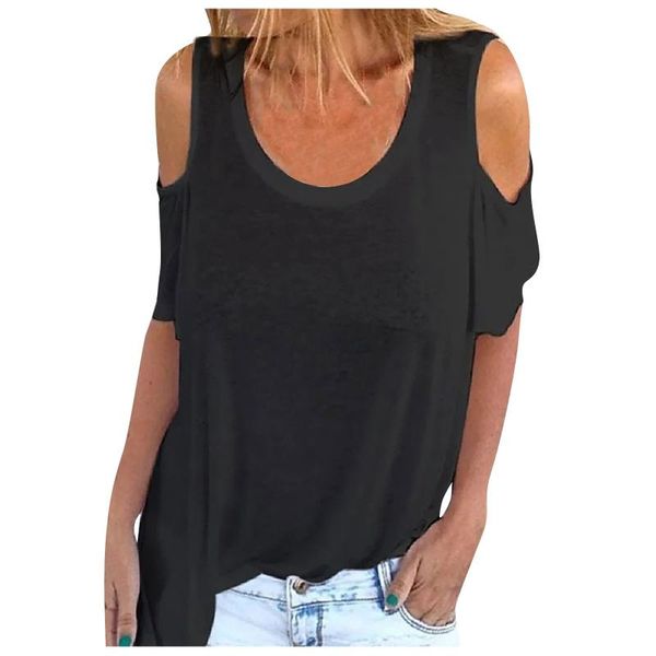women's t-shirt fashion dress loose pullover round neck solid color short sleeves camisetas de mujer blusa feminina, White
women's t-shirt fashion dress loose pullover round neck solid color short sleeves camisetas de mujer blusa feminina, White