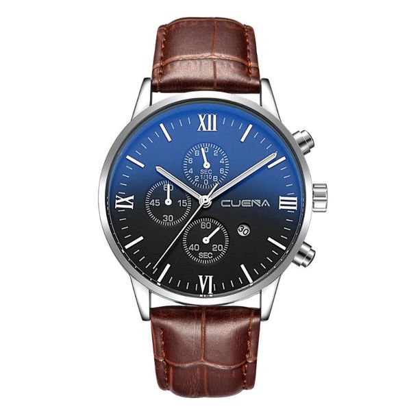 wristwatches blue ray men business wrist watch men's sport watches relojes hombre, Slivery;brown
wristwatches blue ray men business wrist watch men's sport watches relojes hombre, Slivery;brown