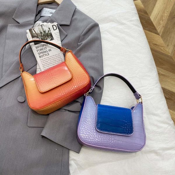 fashion women gradient pu alligator pattern handbag casual ladies small purse simple female daily bag cross body
fashion women gradient pu alligator pattern handbag casual ladies small purse simple female daily bag cross body