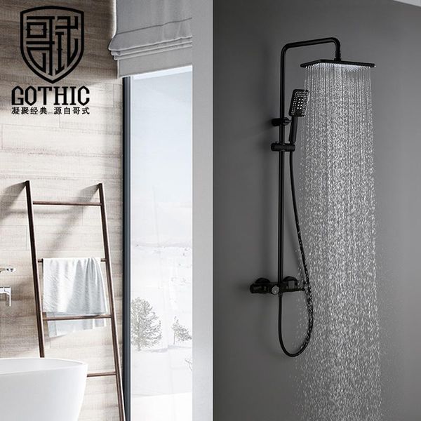 constant temperature shower suite full copper pressurized head, square multifunctional with self-cleaning bathroom sets
constant temperature shower suite full copper pressurized head, square multifunctional with self-cleaning bathroom sets