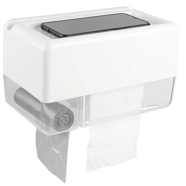 toilet paper holder, punching installation waterproof roll holder with mobile phone garbage bag holders
toilet paper holder, punching installation waterproof roll holder with mobile phone garbage bag holders