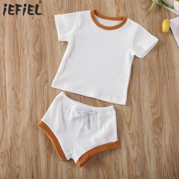 clothing sets summer 2021 infant baby girl boy clothes short sleeve t-shirt+shorts pants ribbed solid casual outfits 0-4t, White
clothing sets summer 2021 infant baby girl boy clothes short sleeve t-shirt+shorts pants ribbed solid casual outfits 0-4t, White